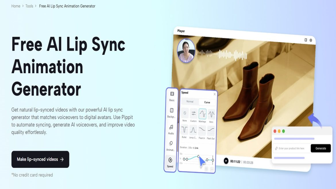 Pippit AI Lip Sync Creator Users can enhance their Social Media Content